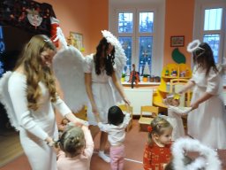 Mikuláš, čertíci a andílci v Kopretince