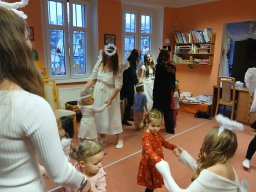 Mikuláš, čertíci a andílci v Kopretince